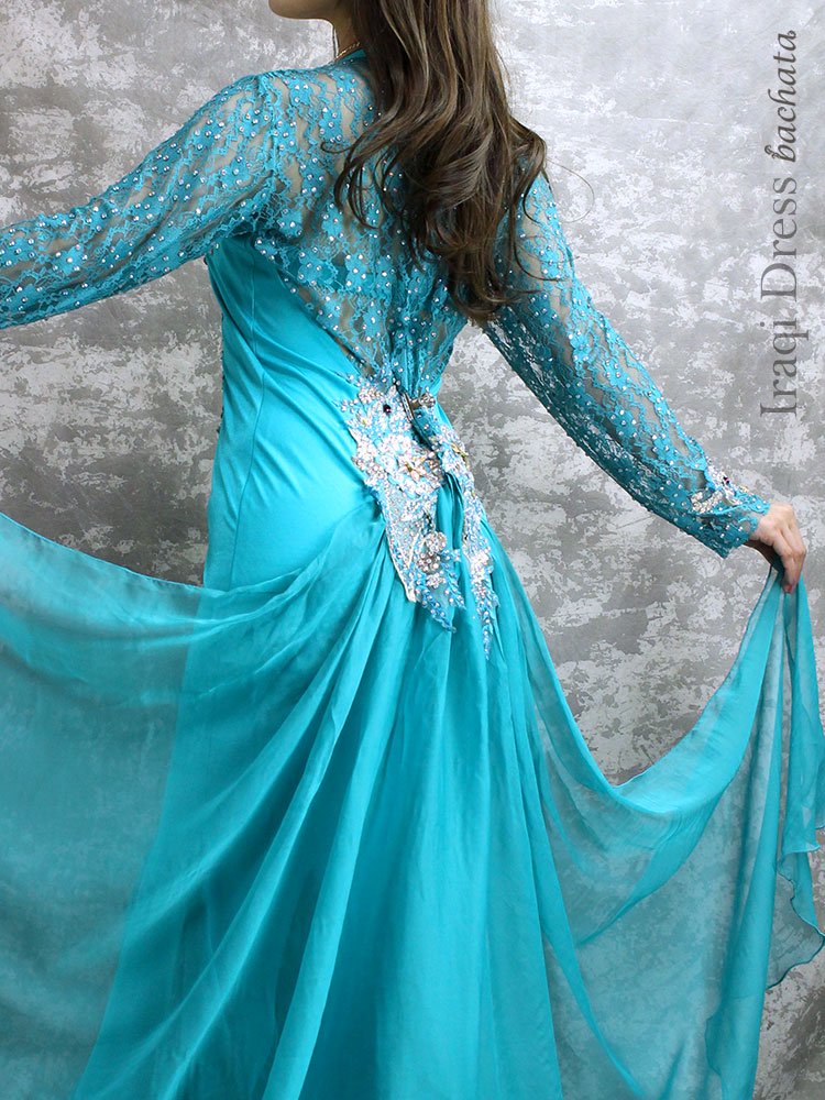 Hanan ベリーダンス イラーキドレス Iraqi Dress・FD0201・1点のみ - bachata ベリーダンス衣装専門店 レッスン着通販  即納対応