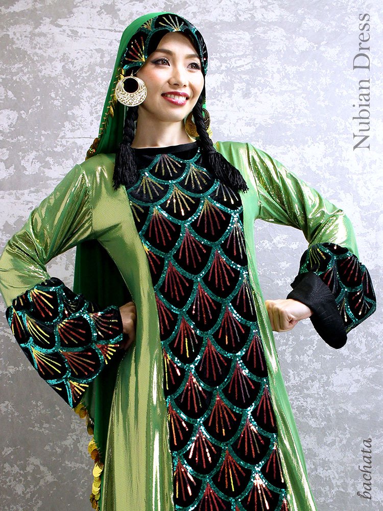 訳あり】Hanan ベリーダンス ヌビアンドレス Nubian Dress・FD0105・1