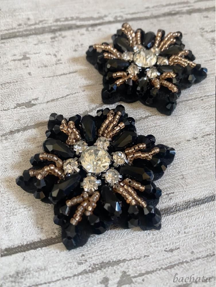 ビーズ刺繍パーツ・丸型BP001 - bachata ベリーダンス衣装専門店