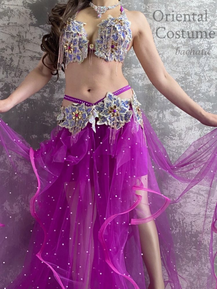 ベリーダンス 衣装 ピンク パープル 薄紫 - www.cliniqueveterinairecalvisson.com