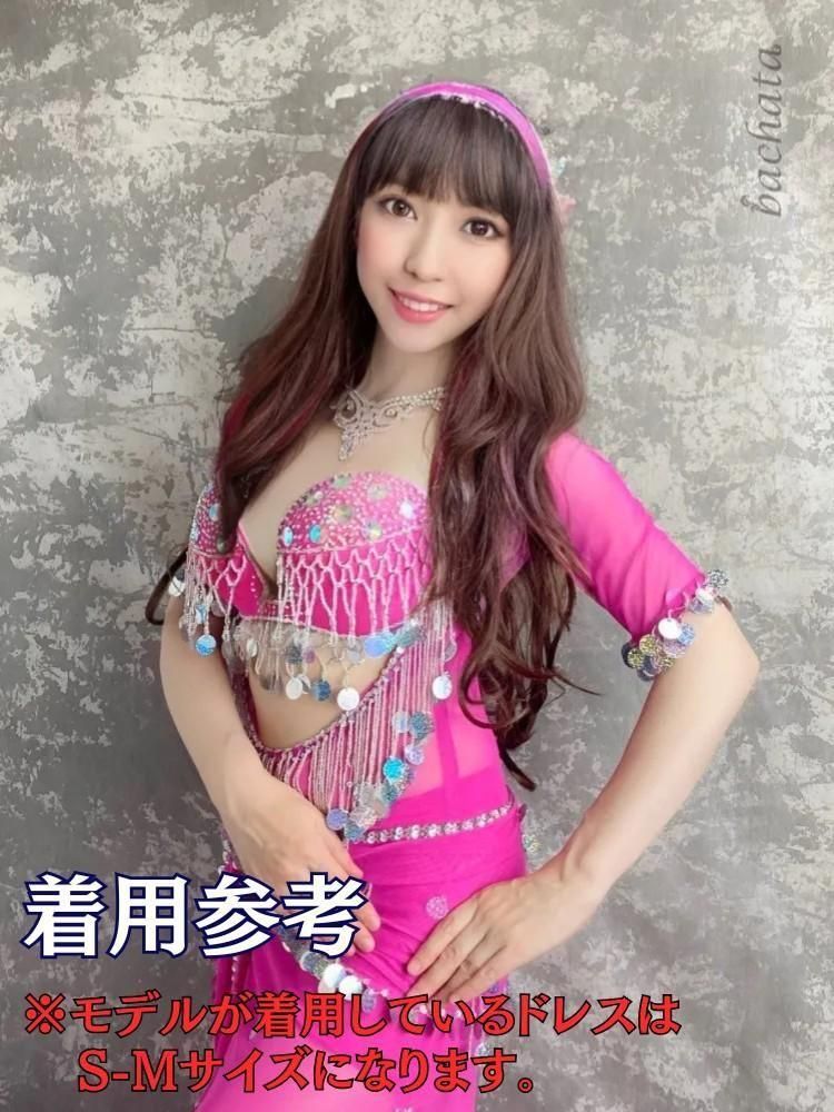 新品未使用♡ベリーダンス♡サイ―ディー/バラディドレス♡ブラック×ピンク ベリーダンス バラディドレス 3カラー QCZW ZM448 202306Belly