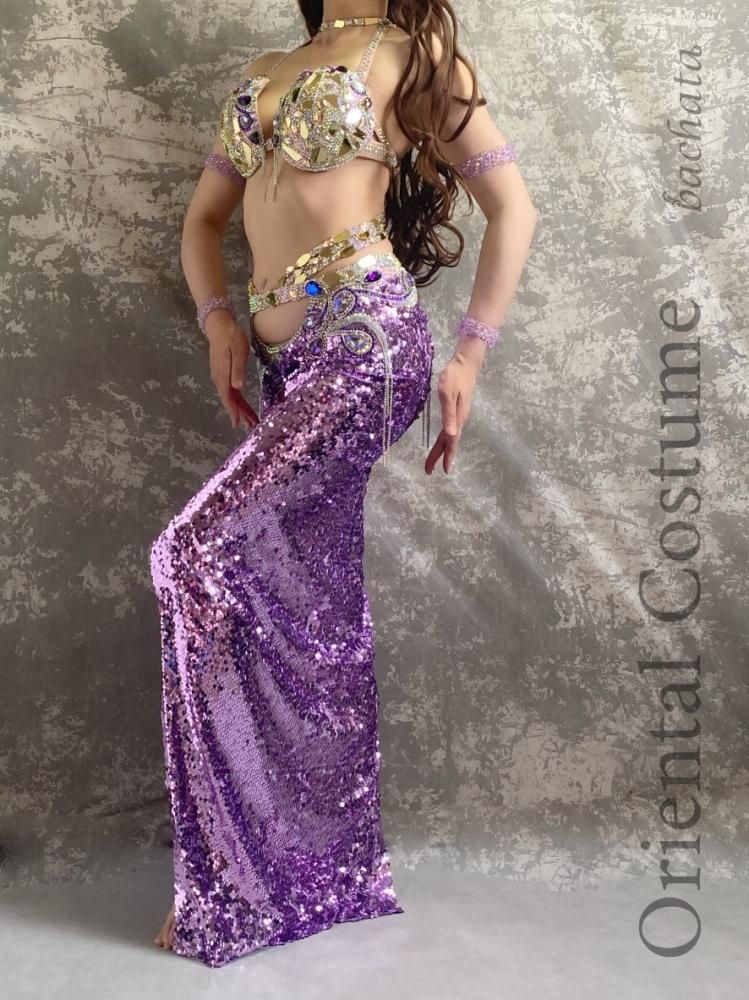 Bellydance costume Amira/ ベリーダンス衣装 6点セット - その他スポーツ