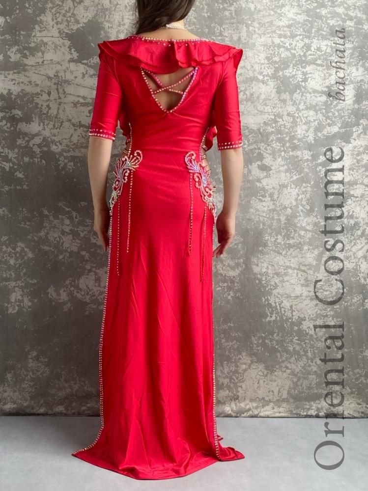 ❣️セール特価❣️豪華ベリーダンス衣装♡バラディドレス　サイディドレス　シャービーM ベリーダンス衣装 バラディ ドレス シャービードレス ピンク