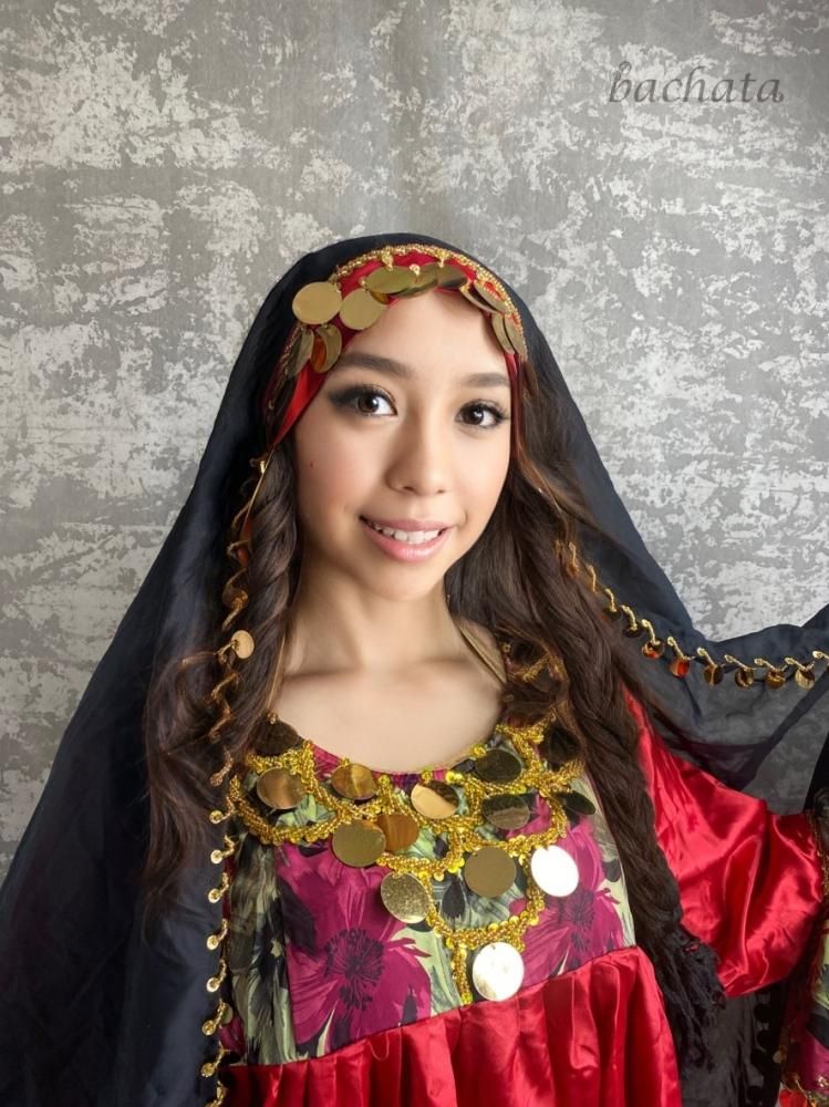 ベリーダンスファラーヒ衣装#1 ベリーダンス ファラーヒドレス ファッラーヒ グリーン Fallahi