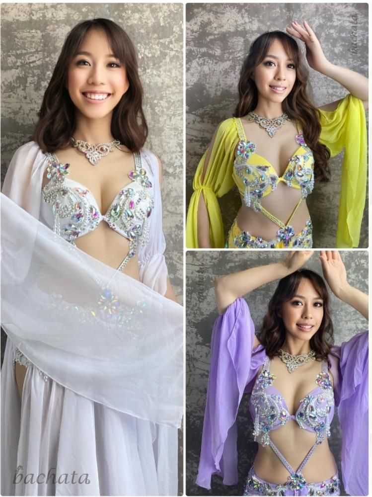 新品　ベリーダンス　衣装　コスチューム　 M〜L ベリーダンス衣装 全3色 CT0095 (ワンサイズ M-L)