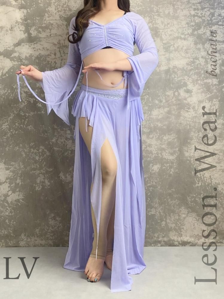 ベリーダンス衣装　華やか　パープル パープルベリーダンス衣装】上品で華やかな雰囲気を演出する紫の