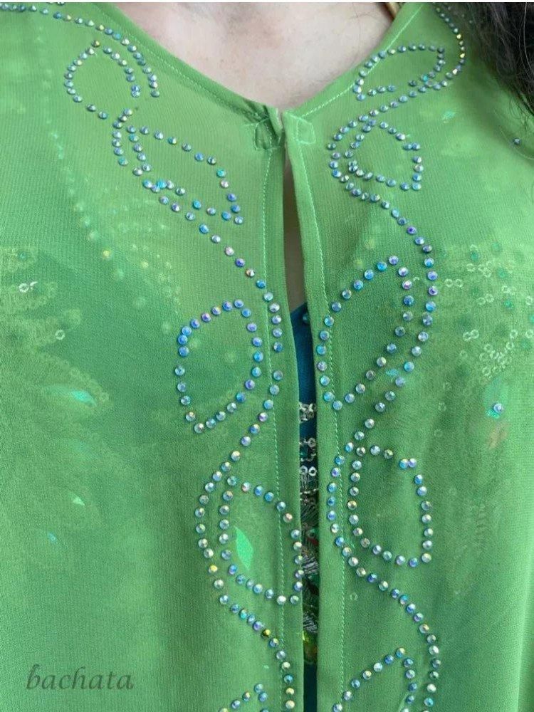 エジプト製ガラベーヤ/アバヤ 前開きタイプ・ローズピンク