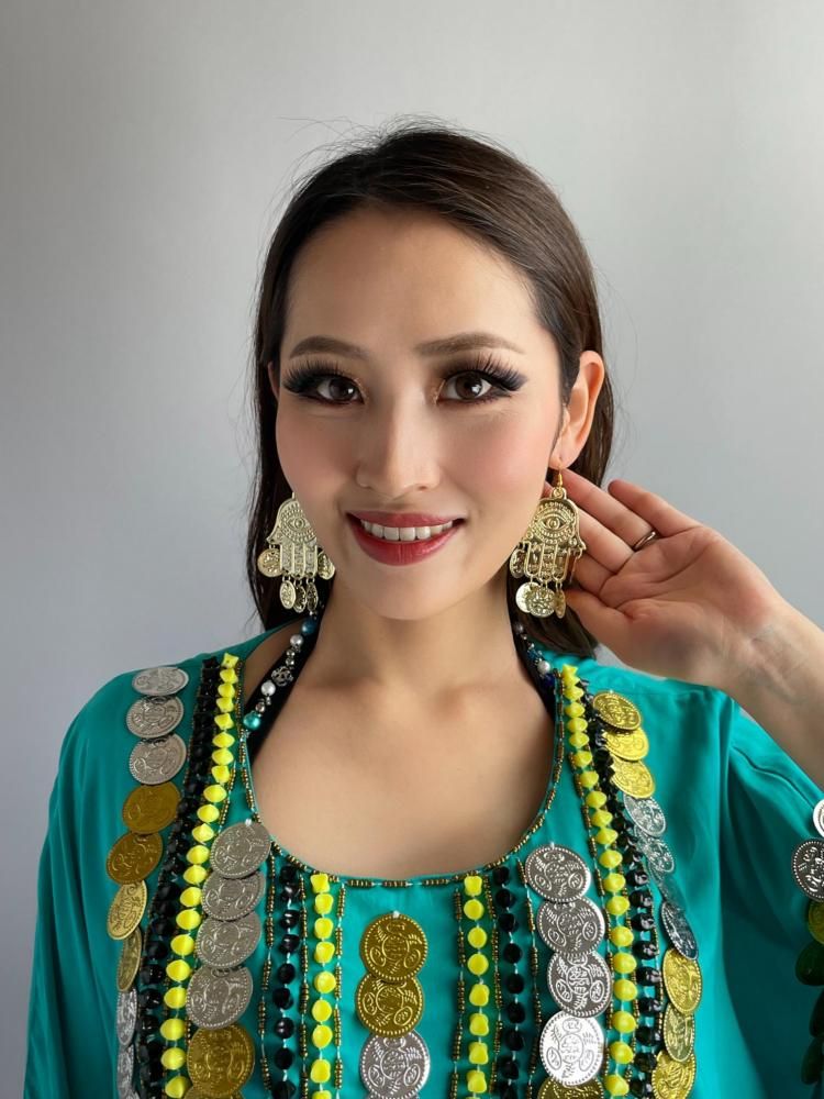 ベリーダンス エジプシャンピアス ハムサ ゴールドカラー PI0007