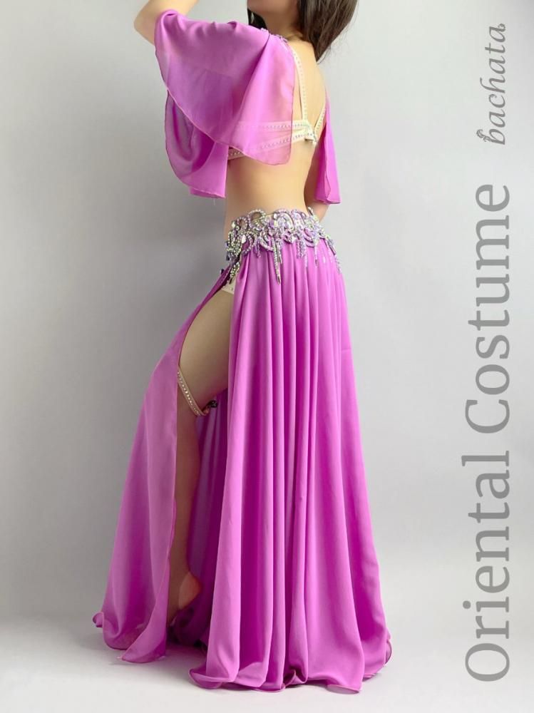 ベリーダンス衣装 ピンキッシュパープル (ML) CT2591 オリエンタル