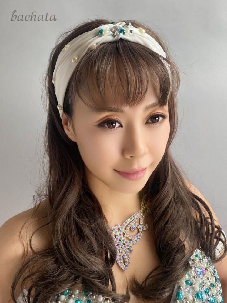 ベリーダンス衣装 Yasser 白 ホワイト マーメイド CT0280 (L) オリエンタル