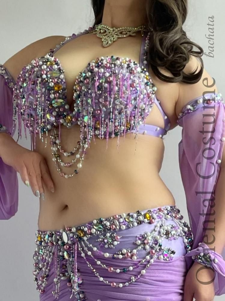 ベリーダンス衣装 Yasser ラベンダー マーメイド CT0283 (XL
