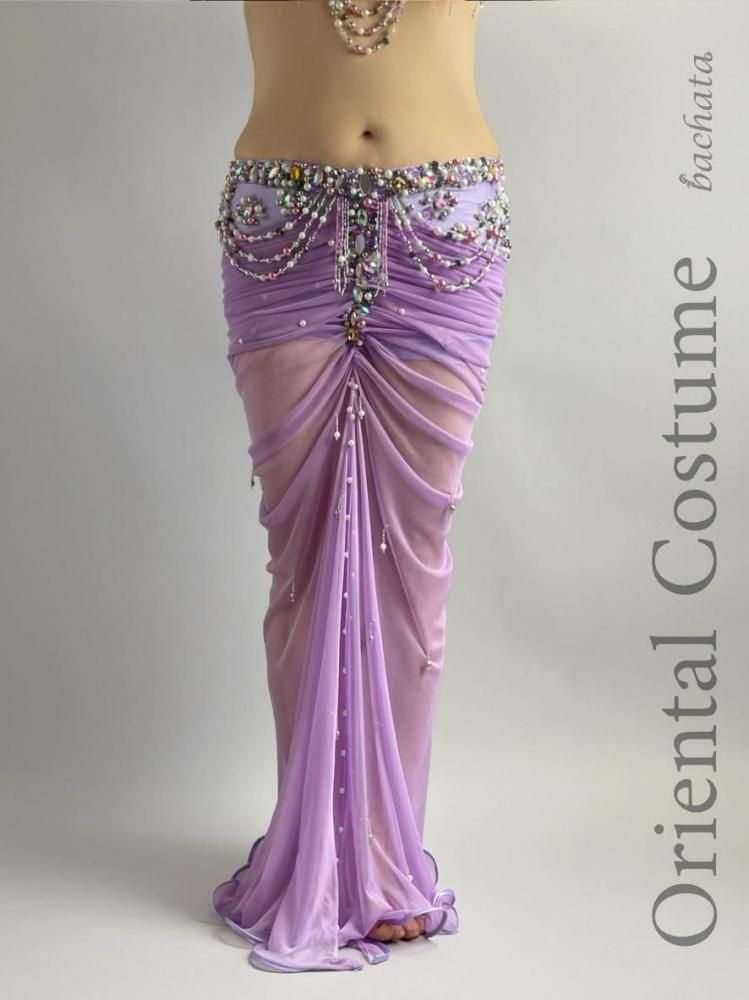 ベリーダンス衣装 Yasser ラベンダー マーメイド CT0283 (XL