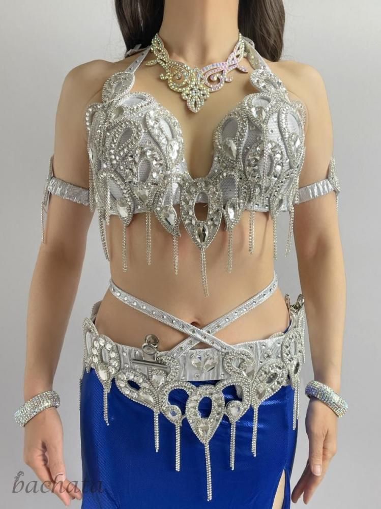 ベリーダンス ブラベルト ベージュ/パール 楽天市場】ベリー ダンス 衣装 しずく形 ビーズ ブラ ベルト 2点