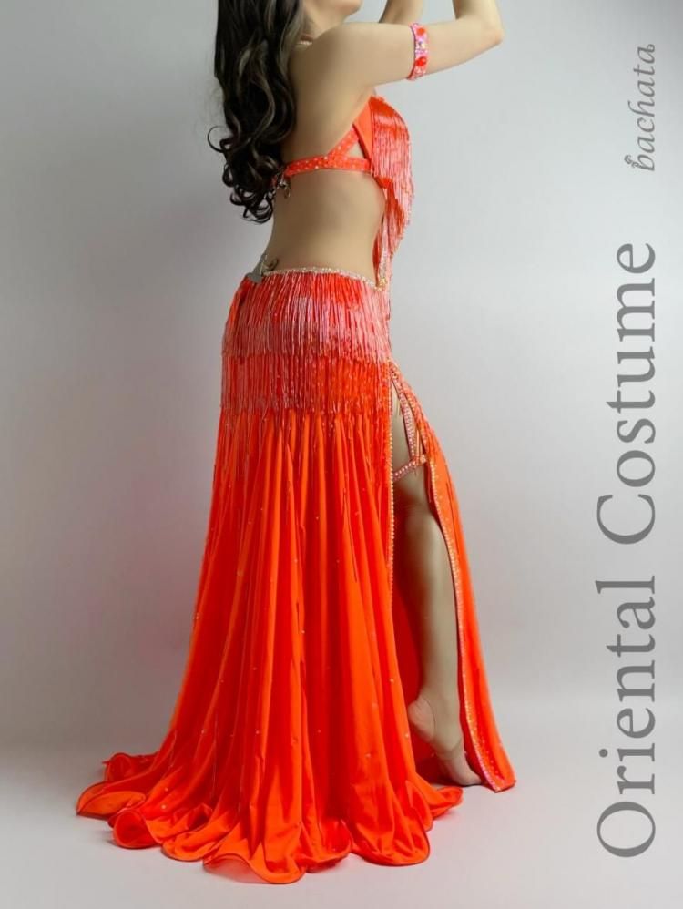 大幅値下げ！ベリーダンス衣装 新品 オレンジ系 大幅値下げ！ベリーダンス衣装 新品 オレンジ系 大幅値下げ！ベリー