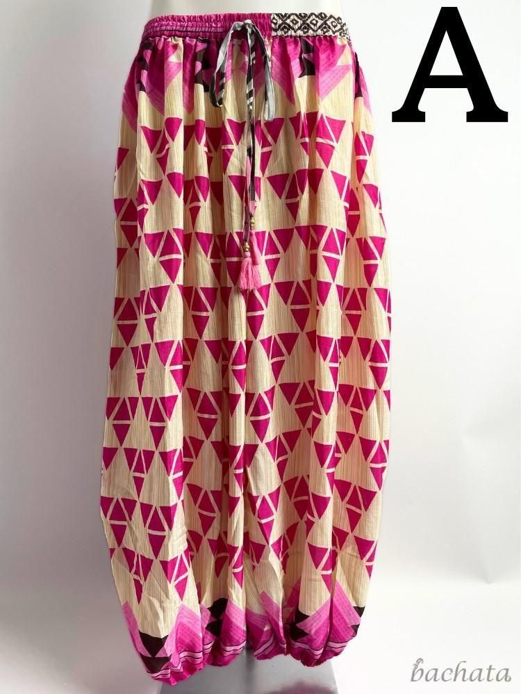 バーヌローサ フリフリハーレムパンツ赤 バーヌローサ フリフリハーレムパンツ赤 バーヌローサ フリフリ