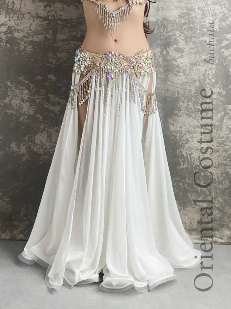 ベリーダンス衣装 ブラベルトスカートセット ピンク　オーダーメイド ベリーダンス衣装 ブラベルトスカートセット ピンク オーダーメイド