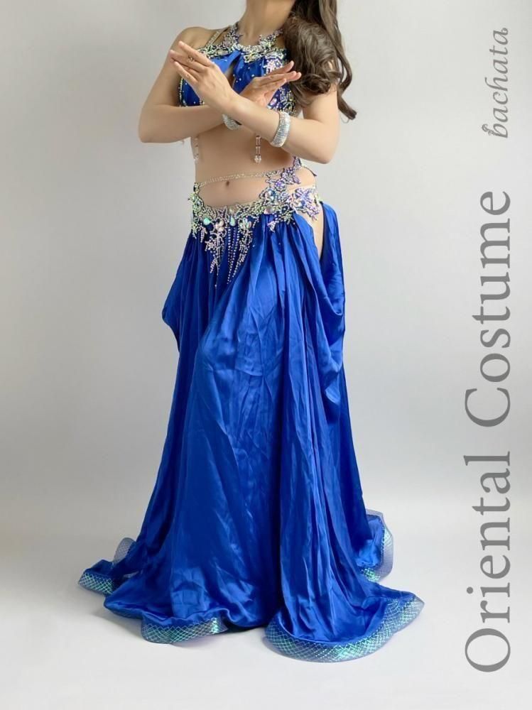 ◇サイズオーダー◇ベリーダンス衣装 ダークグリーン/レッド/ブルー