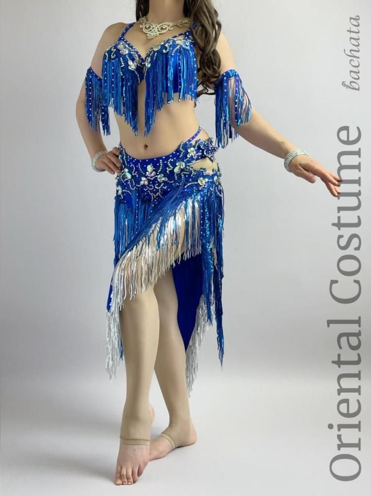 ベリーダンス 衣装 ロイヤルブルー ベリーダンス衣装 オリエンタル衣装 ロイヤルブルー - ベリー
