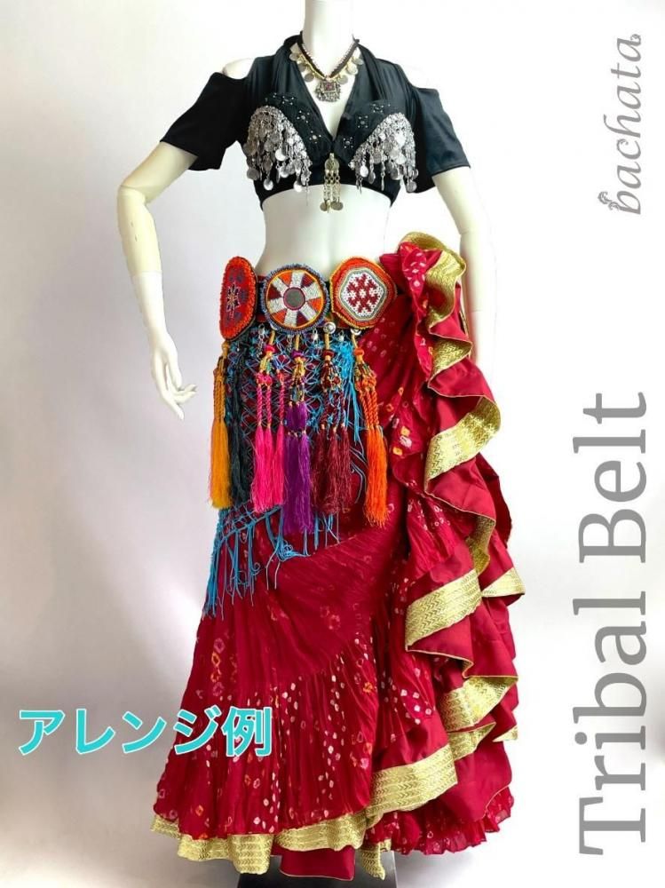 ベリーダンス　メダリオンベルト 数量限定】ベリーダンス トライバル メダリオンベルト 全9種 TB0027