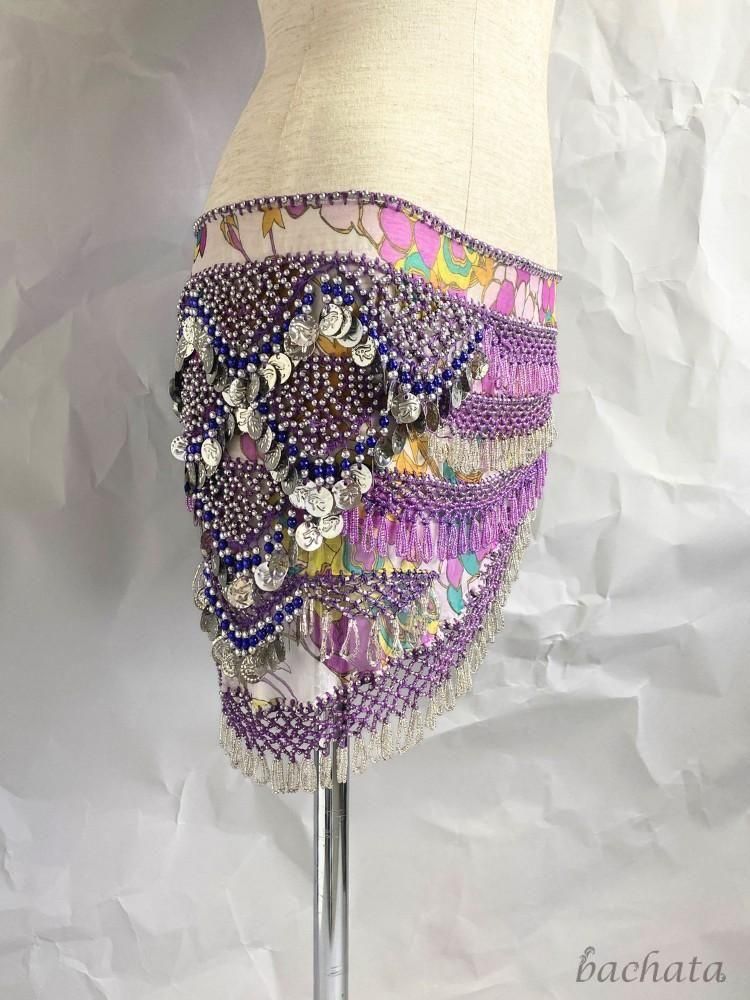 ベリーダンス　ヒップスカーフ 楽天市場】ベリーダンス ヒップスカーフ 華やか 花 刺繍 ダンス