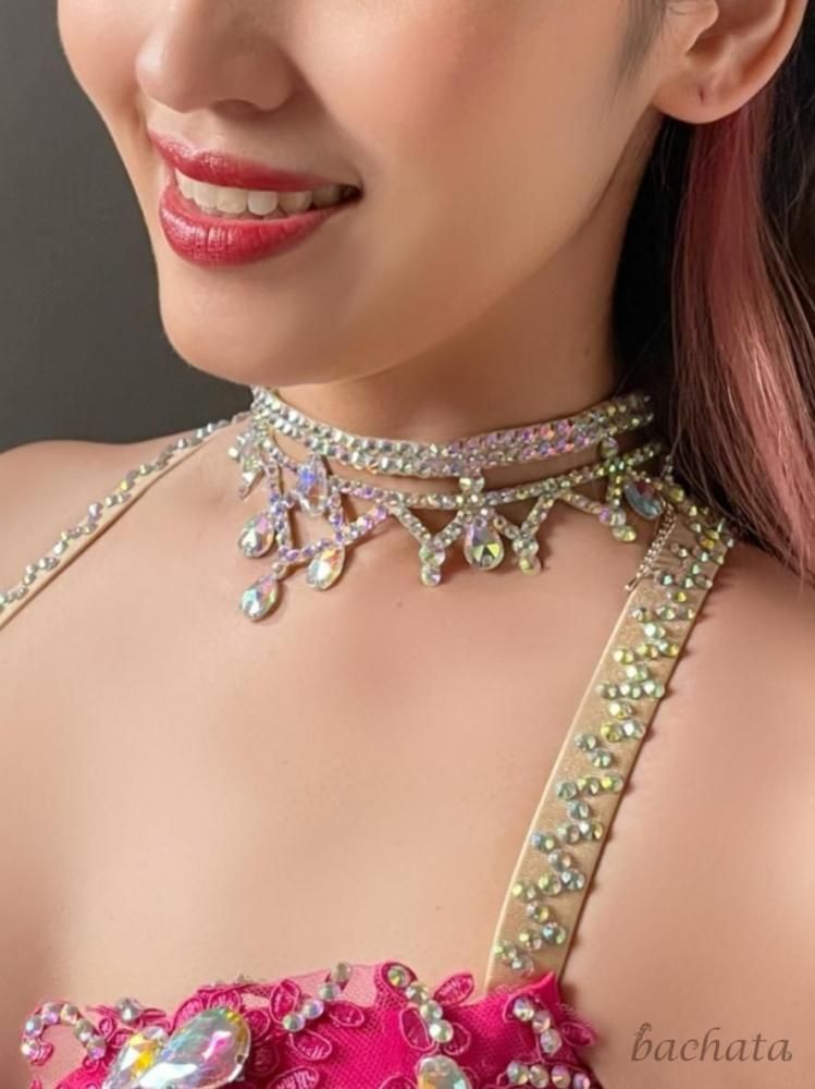 Tahiti ora 衣装　ネックレス チョーカー レース レディース ゴールド ネックレス 衣装 金色