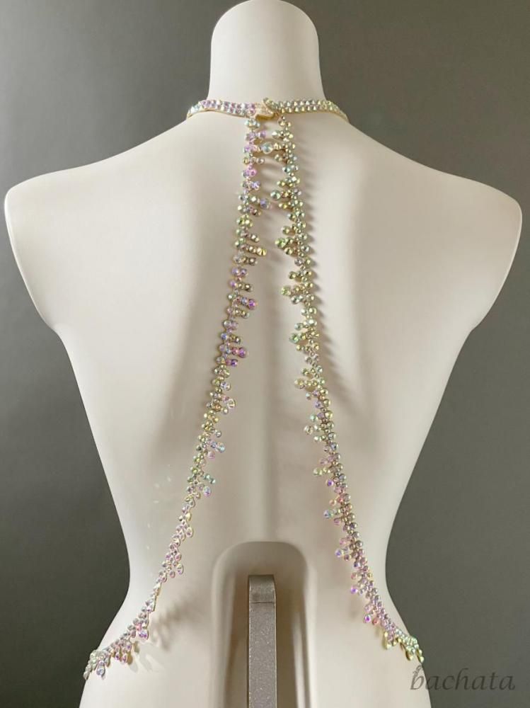 ベリーダンス オーロラストーン ボディーアクセサリー ネックレス