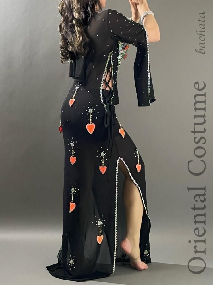 【新品】黒キラキラ★ベリーダンス衣装◆ゴシック！9点セット★ハロウィンにも 楽天市場】ハロウィン コスプレ ダンス衣装 ベリーダンス 5色