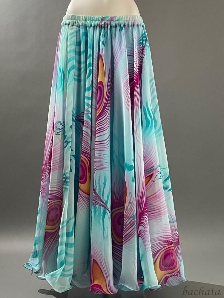 ベリーダンス　衣装　スカート　オリエンタル ベリーダンスオリエンタル衣装 スリープ付きブラ＆両サイド