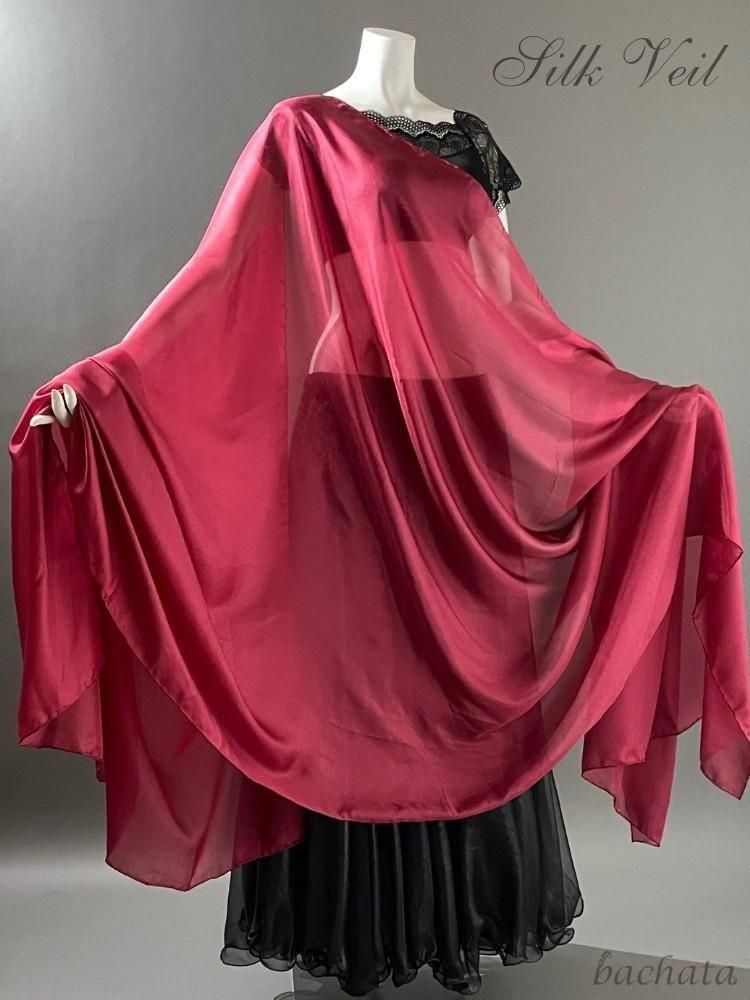 グループ割あり】ベリーダンス シルクベール ・ボルドー SV0212