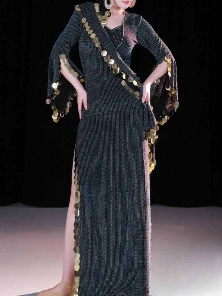 【新品】ベリーダンス　2way バラディドレス ベリーダンス バラディドレス 3カラー WZQ W139 20202Belly Treasure