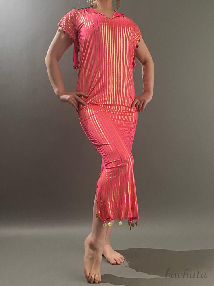 えつ【値下げ】※やや難あり　バラディ　シャービー衣装 ベリーダンス シンプルドレス バラディー バラディ シャービー