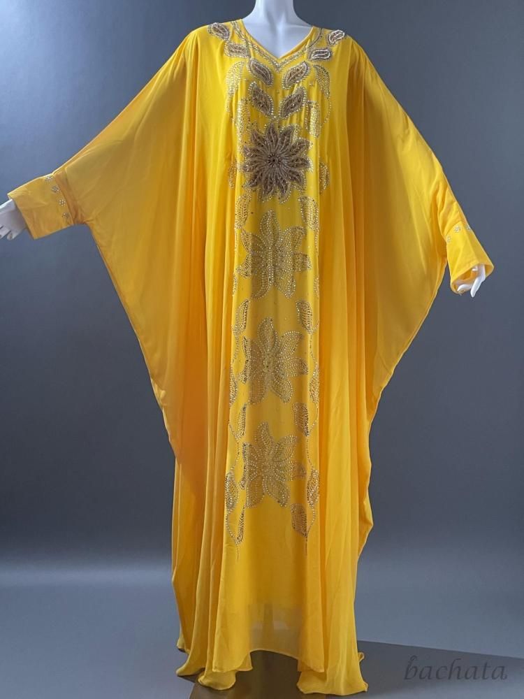 エジプト製 ハリージドレス/ガラベーヤ 全3色(フリーサイズ