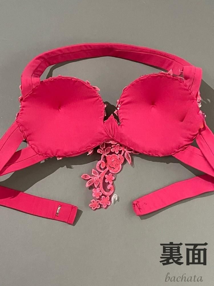 ベリーダンス衣装 Yasser ブラベルト ピンク/ブラック/パープル CT0305