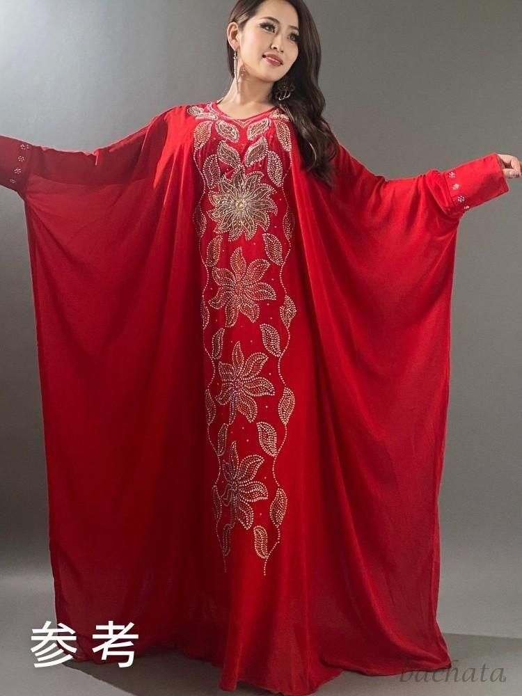 エジプト製 ハリージドレス/ガラベーヤ ブラック(フリーサイズ) GB0035