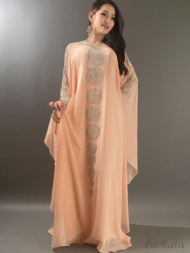 エジプト製 ハリージドレス/ガラベーヤ フード付き 全3色(フリーサイズ