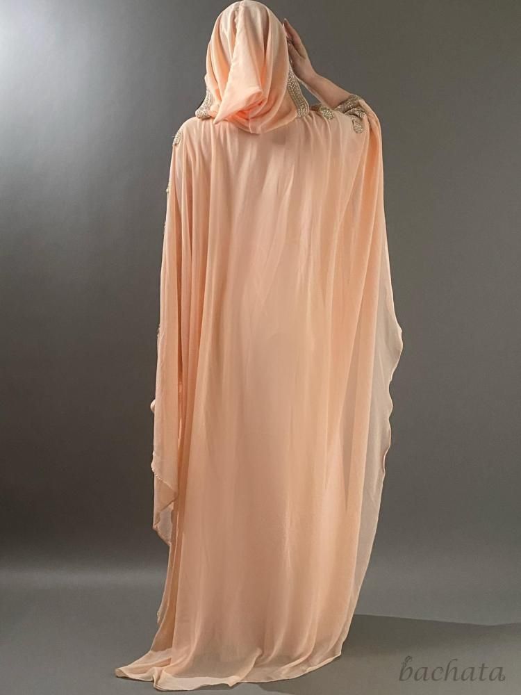 エジプト製 ハリージドレス/ガラベーヤ フード付き 全3色(フリーサイズ