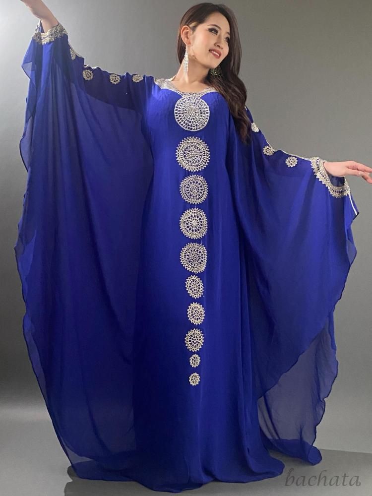 エジプト製 ハリージドレス/ガラベーヤ フード付き 全3色(フリーサイズ