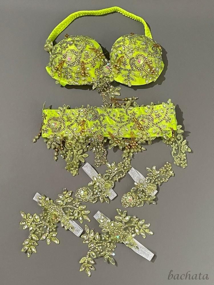 ベリーダンス衣装 Yasser ブラベルト 全8色 CT0310 (L) 【各1点限り】