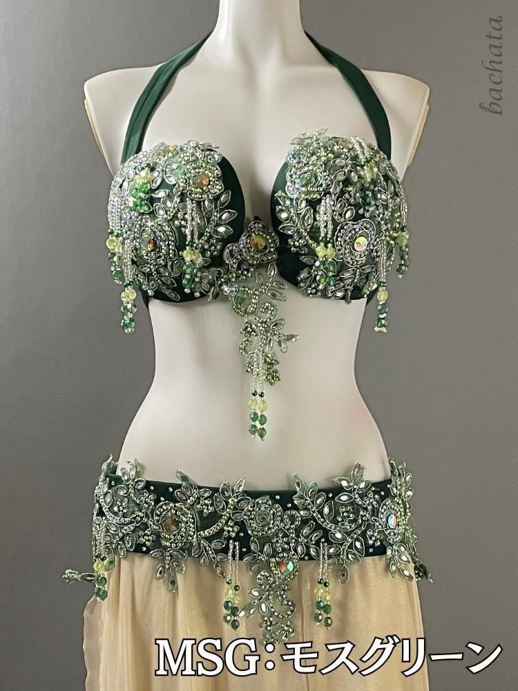 ベリーダンス衣装 Yasser ブラベルト 全8色 CT0310 (L) 【各1点限り】