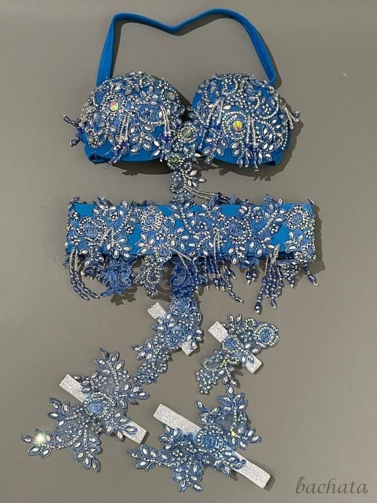 ベリーダンス衣装 Yasser ブラベルト 全8色 CT0310 (L) 【各1点限り】