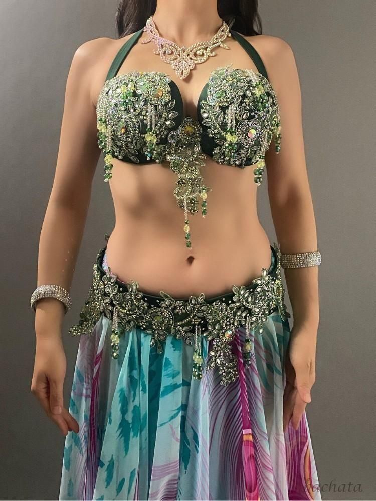 ベリーダンス衣装yasser ブランド ベリーダンス衣装 Yasser ロイヤルブルー ハイウエスト CT0282 (L-XL