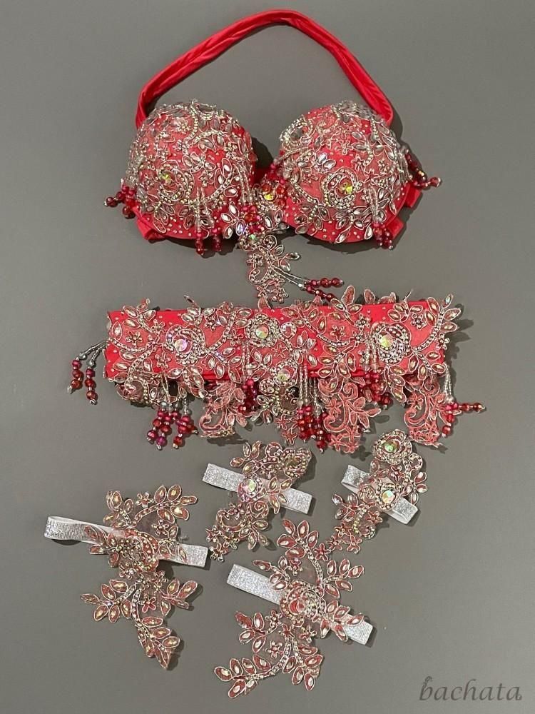 ベリーダンス衣装 Yasser ブラベルト 全8色 CT0310 (L) 【各1点限り】