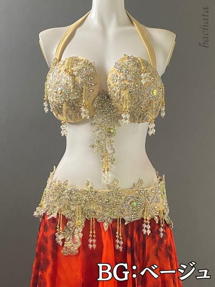 ベリーダンス衣装 Yasser ブラベルト 全8色 CT0310 (L) 【各1点限り】