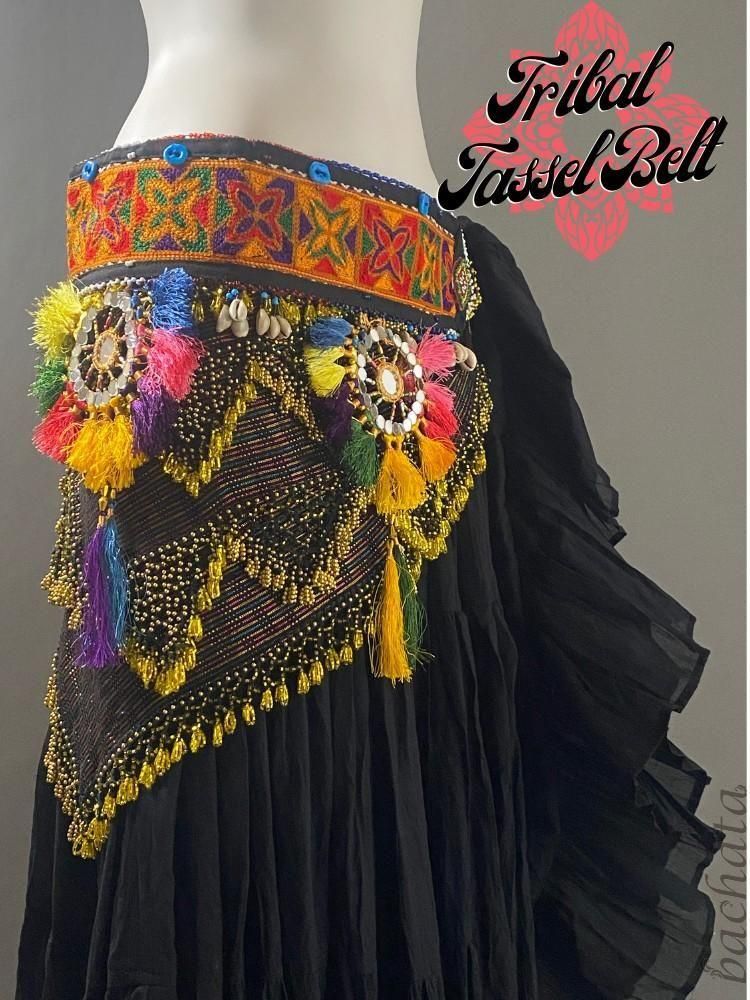 ベリーダンスフュージョン衣装　チョリ&フレアースカート トライバル/フュージョン/ゴシック/STEAMPUNK