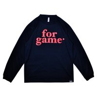 <img class='new_mark_img1' src='https://img.shop-pro.jp/img/new/icons47.gif' style='border:none;display:inline;margin:0px;padding:0px;width:auto;' />forgame Logo DRY LONG T-SHIRT(Navy)