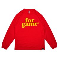 <img class='new_mark_img1' src='https://img.shop-pro.jp/img/new/icons47.gif' style='border:none;display:inline;margin:0px;padding:0px;width:auto;' />forgame Logo DRY LONG T-SHIRT(Red)