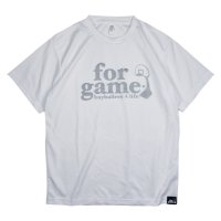<img class='new_mark_img1' src='https://img.shop-pro.jp/img/new/icons47.gif' style='border:none;display:inline;margin:0px;padding:0px;width:auto;' />forgame Logo DRY T-SHIRT(White/Silver)
