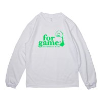 <img class='new_mark_img1' src='https://img.shop-pro.jp/img/new/icons47.gif' style='border:none;display:inline;margin:0px;padding:0px;width:auto;' />forgame Logo KIDS DRY L/S Tシャツ(ホワイト)