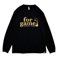 <img class='new_mark_img1' src='https://img.shop-pro.jp/img/new/icons47.gif' style='border:none;display:inline;margin:0px;padding:0px;width:auto;' />forgame Logo DRY LONG T-SHIRT(Black/Gold)