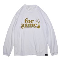 <img class='new_mark_img1' src='https://img.shop-pro.jp/img/new/icons47.gif' style='border:none;display:inline;margin:0px;padding:0px;width:auto;' />forgame Logo DRY LONG T-SHIRT(White/Gold)
